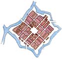 Начало XVI в. План города Витри-ле-Франсуа.
